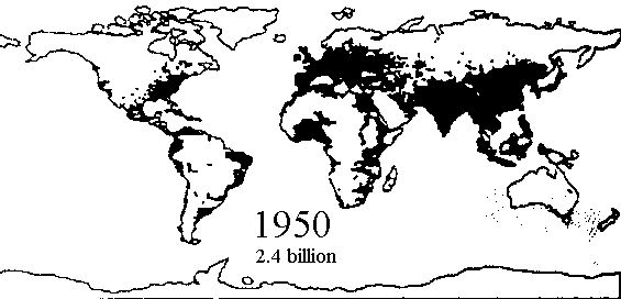 1950: 2.4 billion